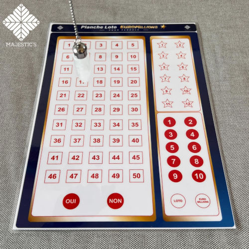 Cadran de Radiesthésie Planche Pendule Loto Euromillions